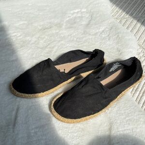 H&M Black Espadrille Flats
